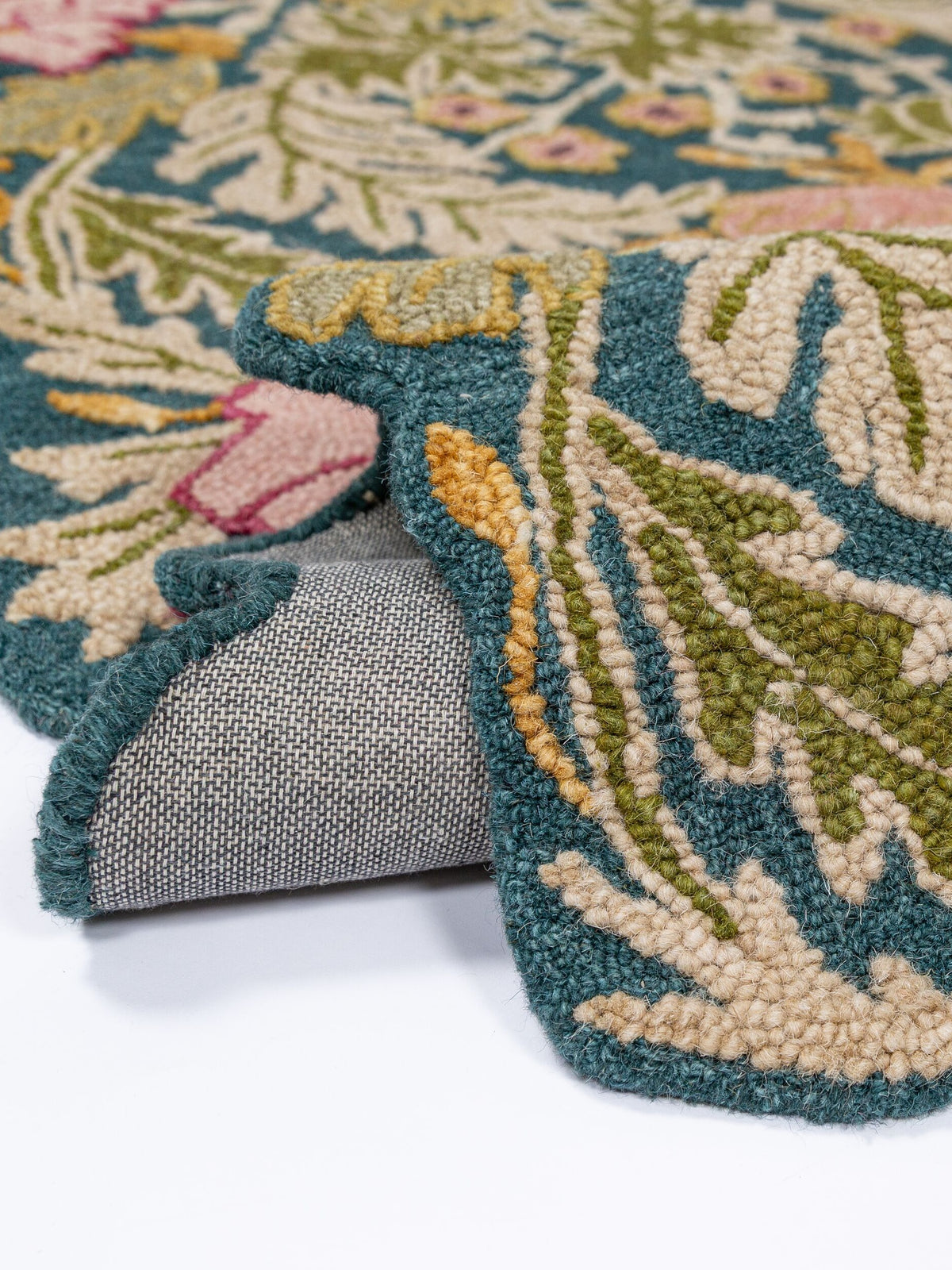 Teppich Multi rechteckig WOOL Einrichtung Wohnidee Bodenbelag CHAR_