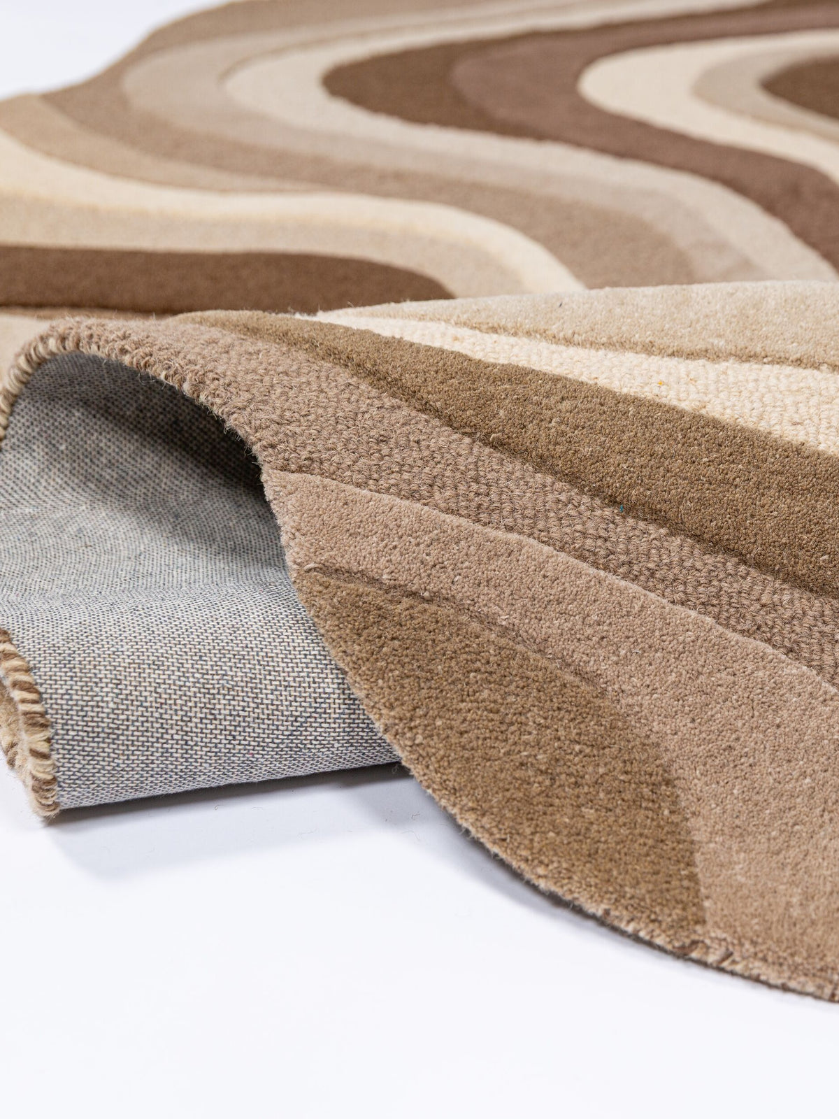Teppich Natur WOOL Einrichtung Wohnidee Bodenbelag EFFRA_