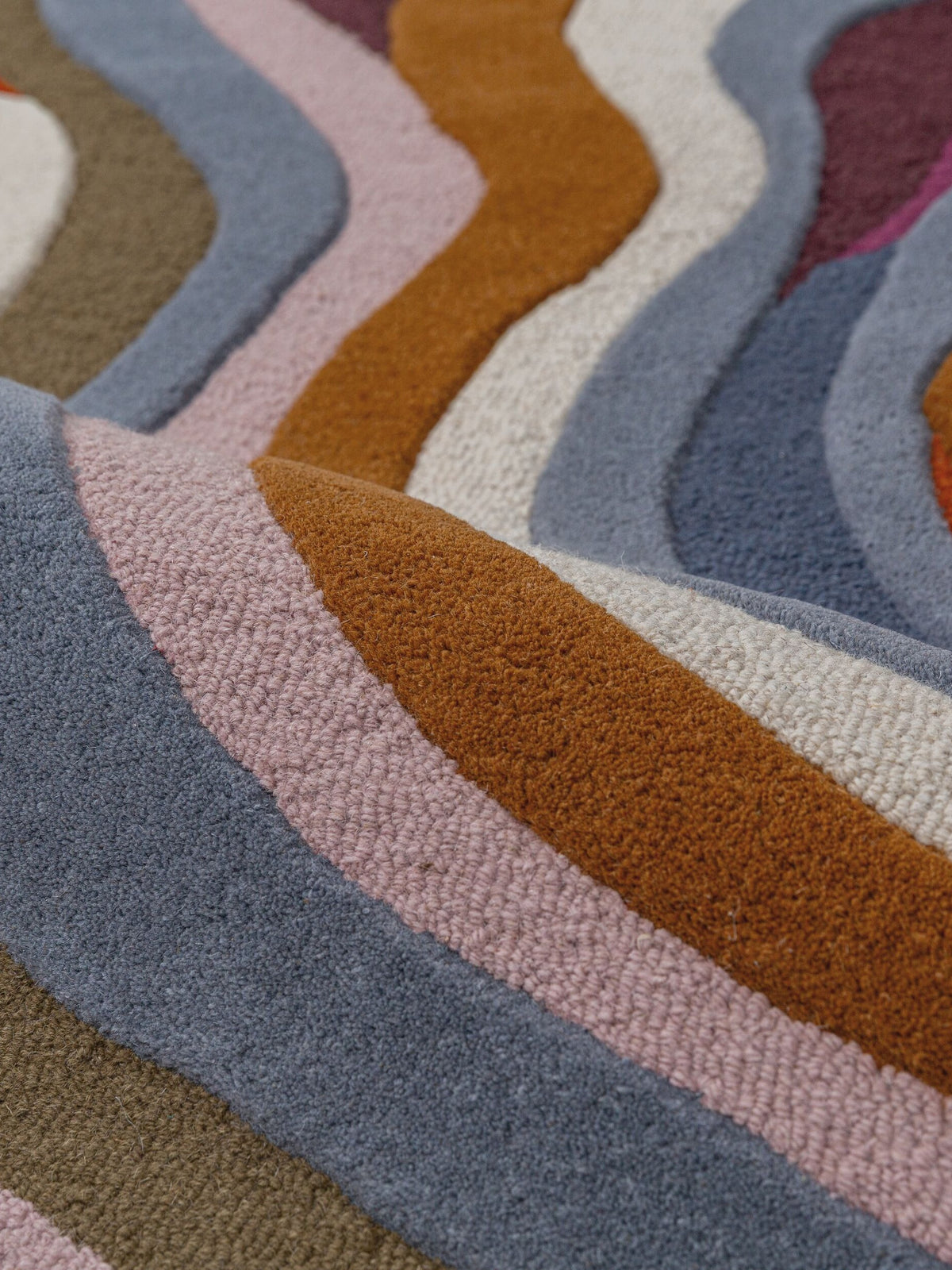 Teppich Multi WOOL Raumgestaltung Inneneinrichtung EFFRA