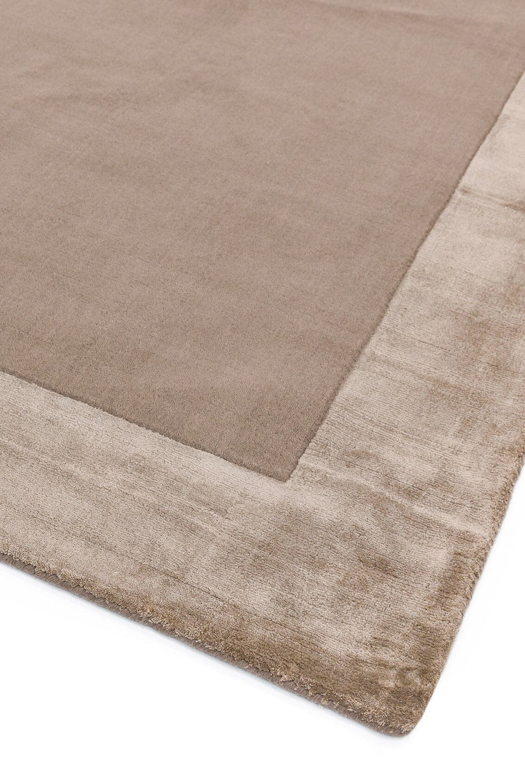 Rechteckiger Wohnteppich - 120x170cm - Einfarbig Beige - Warme Atmosphäre - Ideal für Schlaf - und Arbeitszimmer - Kadima Design_