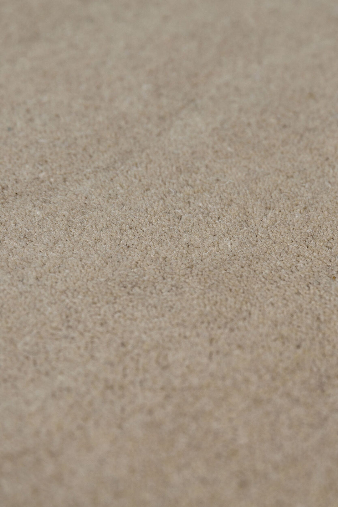 Teppich Wellenkante Beige-Natur Ton-in-Ton-Bordüre Wolle Oberfläche Florhöhe Detail_