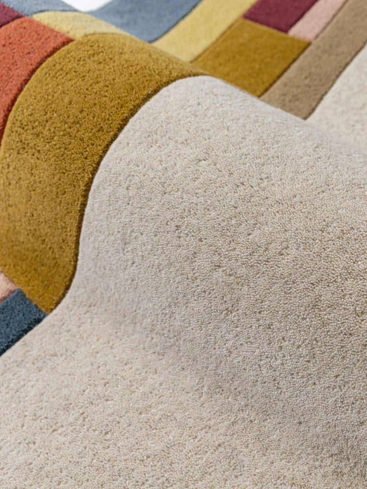 Teppich Multi WOOL Raumgestaltung Inneneinrichtung LUGAR_
