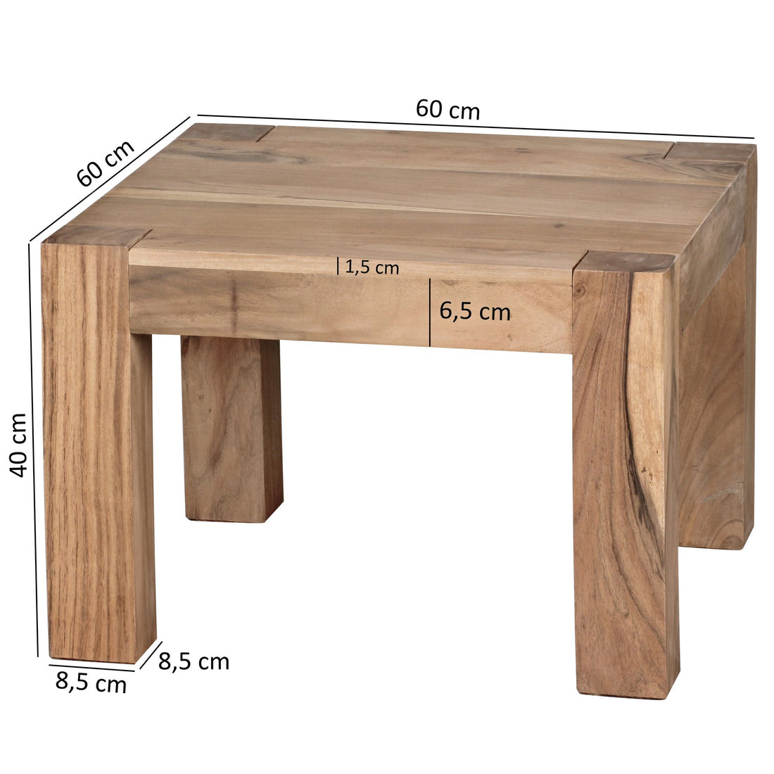 Maßzeichnung NAKO – Beige / 60x60x40