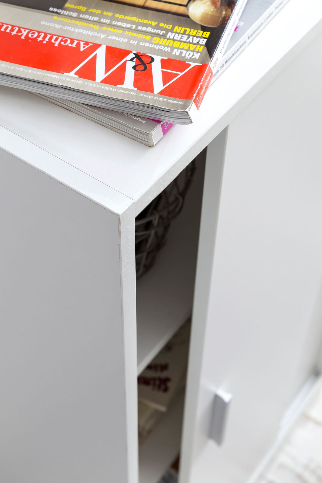 Aktenschrank aus Holz_ modern_ wasserabweisend_ kratzfest_ 60x107_5x28_5 cm - KADIMA DESIGN_Größe_ 60x29x108 cm_