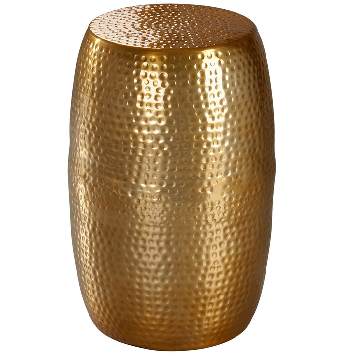 Beistelltisch ENNS_ Orientalisch_ Aluminium_ 30 cm Breite_ goldfarbenes Finish - KADIMA DESIGN_Farbe_ Gold_ Größe_ 30x30x49 cm_