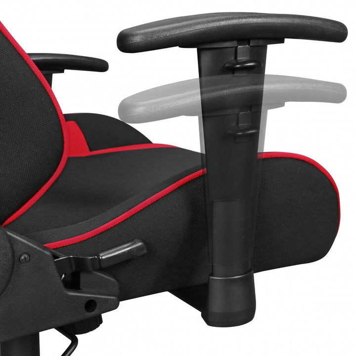 KADIMA DESIGN Gamerstuhl Ascona - Gaming Stuhl im Racing Design mit individueller Anpassung und höchstem Komfort_Rot_#sku_BARSPM1.349#