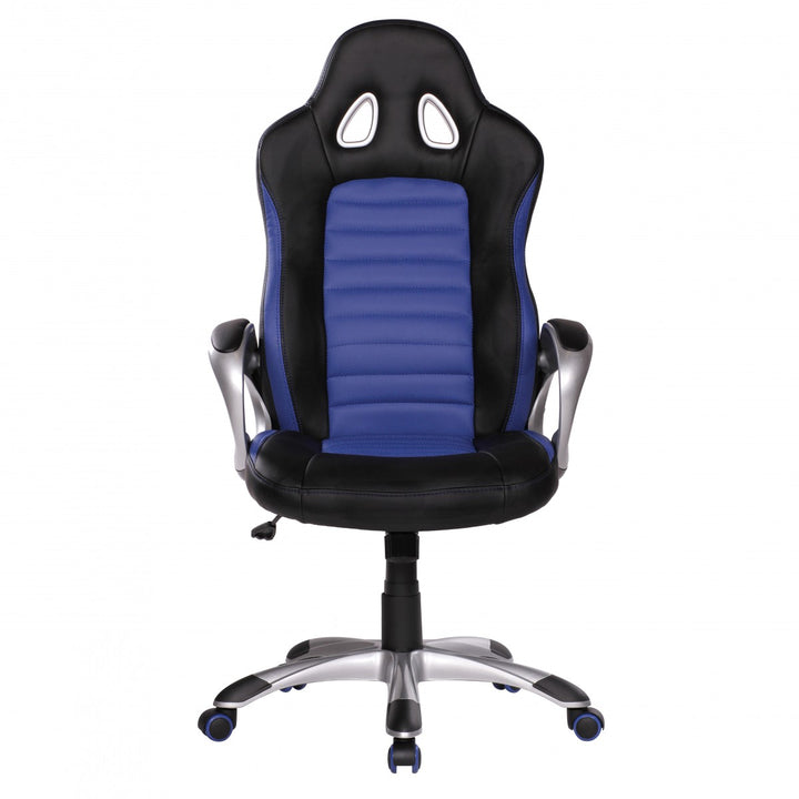 KADIMA DESIGN ENZA Chefsessel- Bequemer Racing-Sessel für produktives Arbeiten_Blau_#sku_BARSPM1.214#