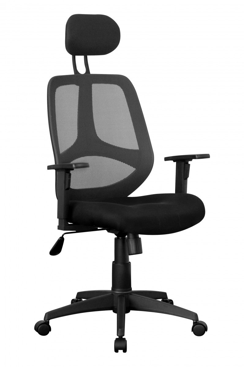 KADIMA DESIGN Komfortabler Bürostuhl mit individueller Anpassung - Maximale Unterstützung für Rücken und Komfort_Schwarz_#sku_BARSPM1.206#