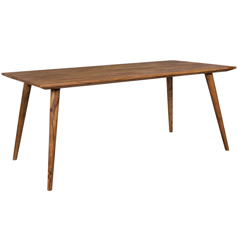 Massivholz Esstisch &quot;SAVIO&quot;_ Retro Landhausstil_ handgefertigt_ Sheesham-Holz_ verschiedene Größen_ Braun mit Maserungen - KADIMA DESIGN_Größe_ 180x80x76 cm_