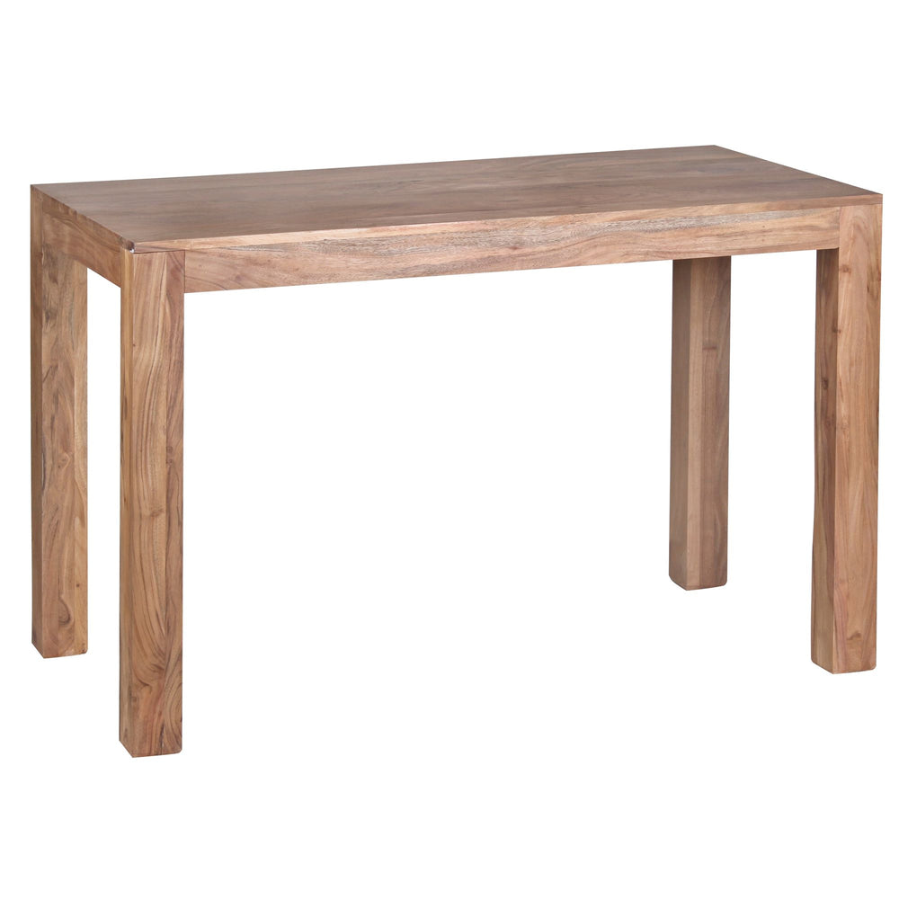 Akazie Esstisch 120x60 cm - kompakter Massivholz Tisch hell - platzsparend von Kadima Design_