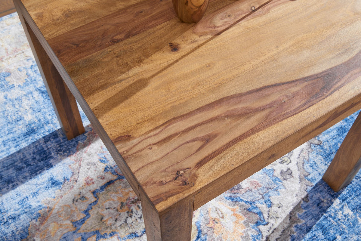 Massivholz Tisch Sheesham - quadratischer Esszimmertisch - optimal für kleine Wohnungen von Kadima Design