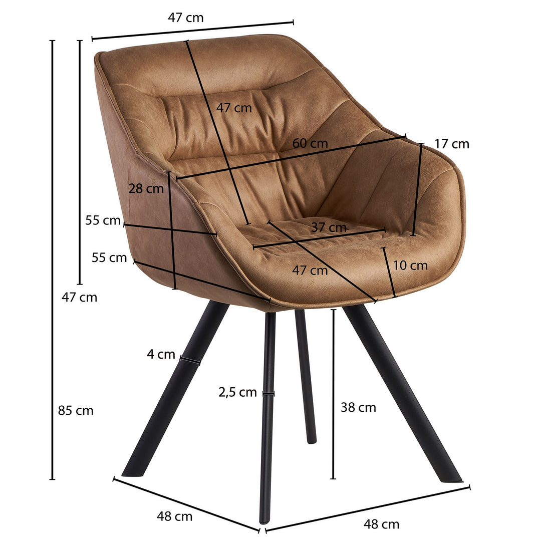Esszimmerstuhl LOCHE_ Samtbezug_ Eisenstandbeine_ 60x85x64 cm_ Grün/Rosa/Beige_ einfache Montage - KADIMA DESIGN_Farbe_ Beige_ Material_ Stoff_ Größe_ 64x60x85 cm_