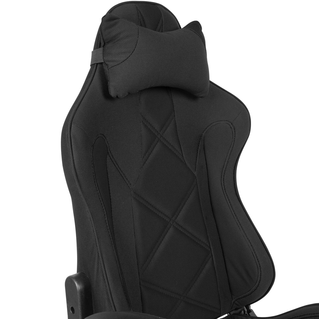 Gaming Schreibtischstuhl TEMPO_ Racing Design_ einstellbare Rückenlehne_ ausziehbare Fußstütze - KADIMA DESIGN_Größe_ 103x70x130 cm_