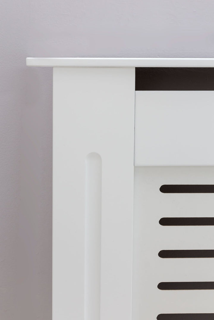 Moderne Heizkörperverkleidung mit Lamellen-Muster_ Hochwertiges MDF-Material - KADIMA DESIGN_Größe_ 112x19x82 cm_