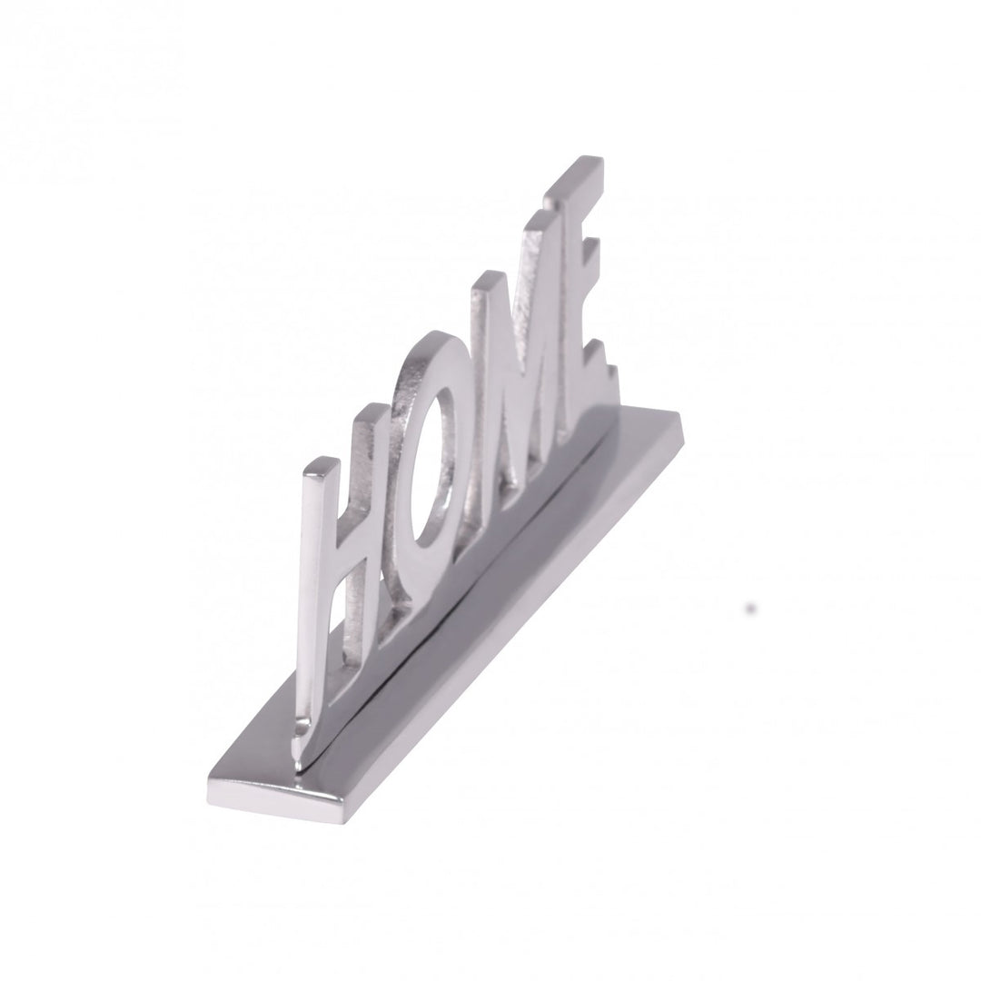 Elegante handgefertigte Aluminium Deko-Skulptur_ 22x7 cm_ modernes Design_ Unikat in Silber - KADIMA DESIGN_Größe_ 22x7x4 cm_#sku_BARWL1.930#