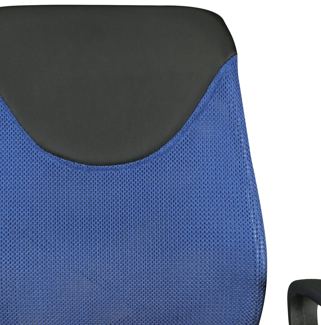 KADIMA DESIGN Kinderschreibtischstuhl DAVOS Nylon - höhenverstellbarer Ergonomie-Stuhl für Kinder & Jugendliche_ elegant & strapazierfähig_Blau_#sku_BARSPM1.357#