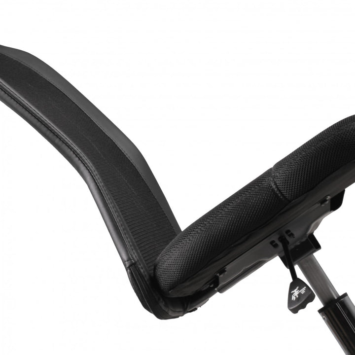 Kinderdrehstuhl Schreibtisch_ ergonomisch_ Netz_ höhenverstellbar_ bis 30 kg_ in Pink/Schwarz_ Blau/Schwarz - KADIMA DESIGN_Farbe_ Schwarz_ Größe_ 60x60x100 cm_