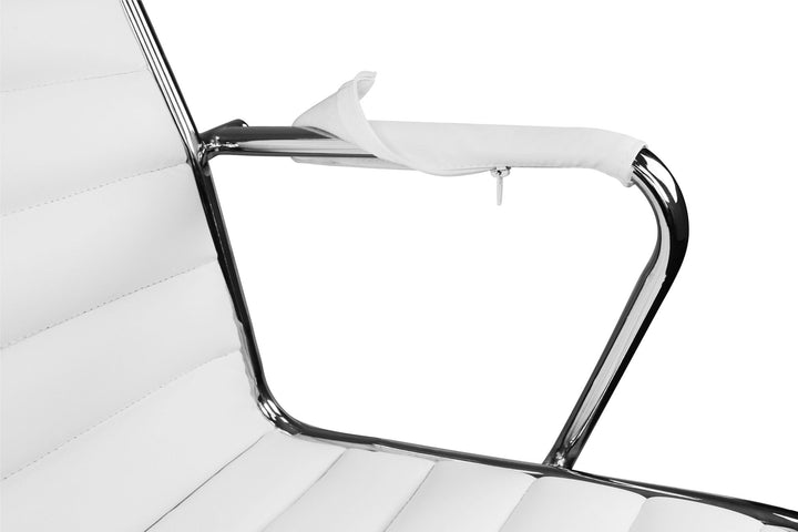 KADIMA DESIGN Chefsessel SENA Leder Optik - Schreibtischstuhl mit Armlehnen und wippbarer Rückenlehne für ergonomisches Sitzen_60x62x117_#sku_BARSPM1.114#