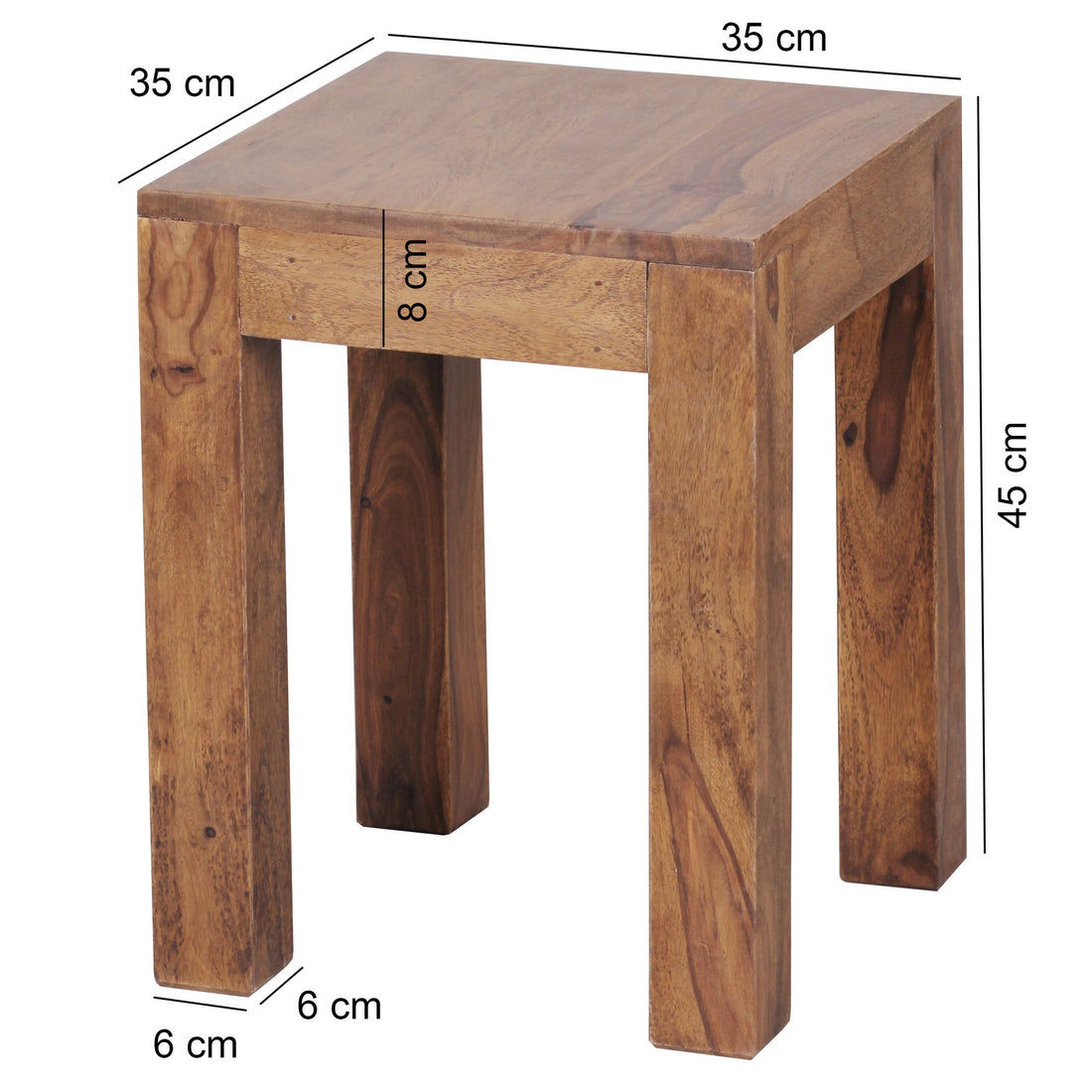 Maßzeichnung NAKO – Braun / 35x35x45