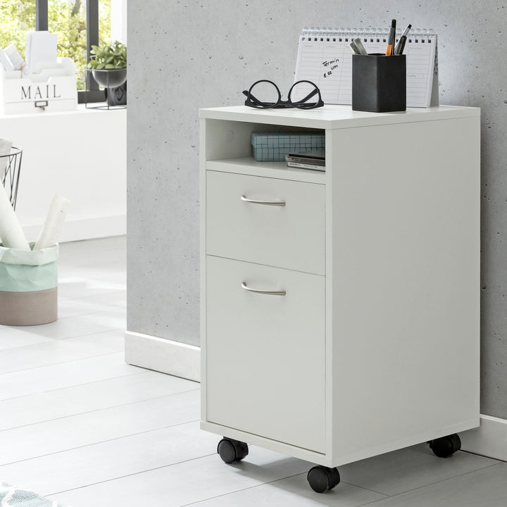 Rollcontainer_ Moderner Schreibtischcontainer mit Viel Stauraum_ Flexibler Einsatz - KADIMA DESIGN_Größe_ 33x38x63 cm_