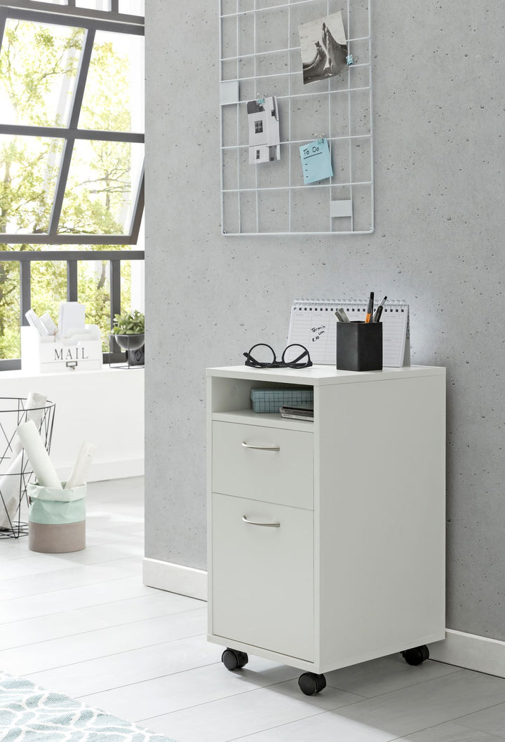 Rollcontainer_ Moderner Schreibtischcontainer mit Viel Stauraum_ Flexibler Einsatz - KADIMA DESIGN_Größe_ 33x38x63 cm_
