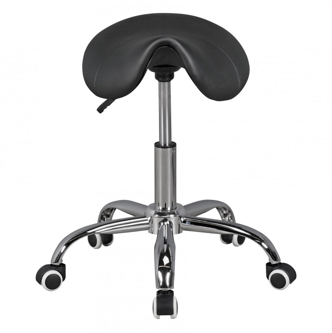 Sattelhocker BEVANO_ höhenverstellbar_ 100 kg Belastbarkeit_ in Schwarz oder Weiß - KADIMA DESIGN_Farbe_ Schwarz_ Größe_ 60x60x60 cm_