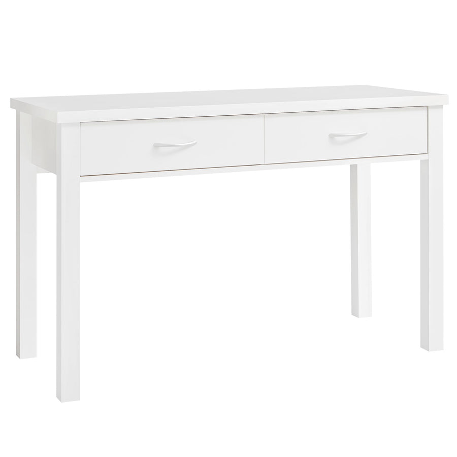 KADIMA DESIGN Schreibtisch 2 Schubladen- Modernes Design_ viel Stauraum & easer Aufbau (120cm)_Weiß_#sku_BARWL1.158#