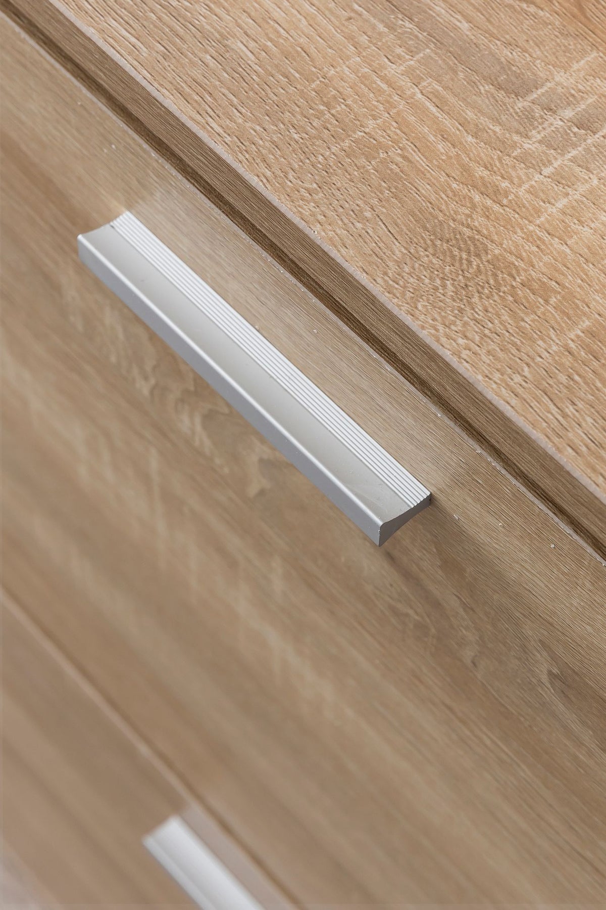 Schuhschrank NIDDA Holz  Zeitloses Design  große Ablagefläche  4 Klapptüren  8 Schuhablagen  einfacher Aufbau - KADIMA DESIGN Farbe  Beige  Größe  120x24x81 cm