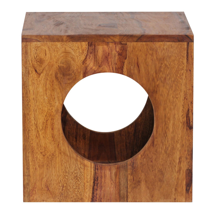 Quadratischer Beistelltisch aus Sheesham-Holz mit Cube-Design_ vielseitige Platzierung_ Stauraummöglichkeiten_ handgefertigt - KADIMA DESIGN_Größe_ 35x35x35 cm_#sku_BARWL1.560#