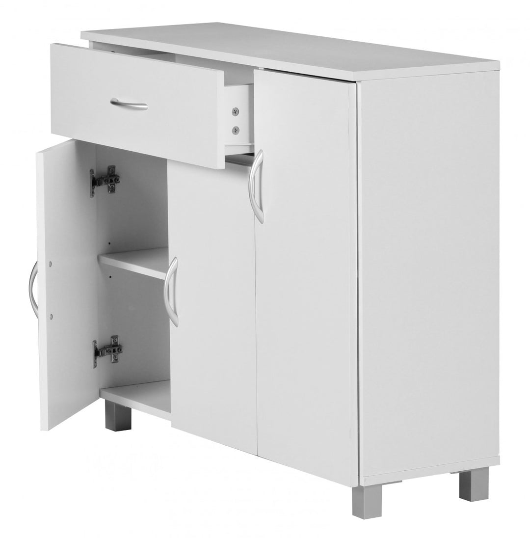 KADIMA DESIGN Sideboard-Kommode mit Schublade und 3 Türen für optimale Aufbewahrung_Weiß_#sku_BARWL1.334#