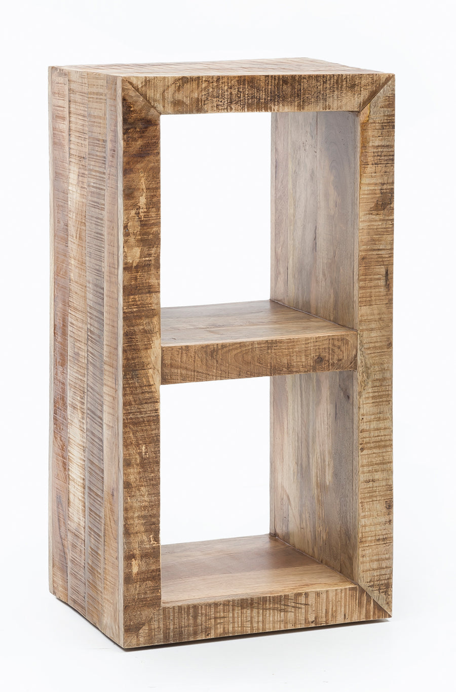 KADIMA DESIGN Holzregal EWA - Rustikales Stand- und Bücherregal in Cube-Form mit einzigartigem Charme und zusätzlichem Stauraum_Beige_#sku_BARWL5.087#