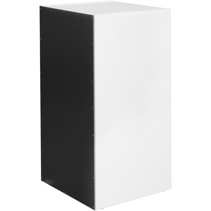 Standregal CERVINO_ 2 Regalfächer_ Sonoma Farbton_ 30x60x30 cm_ Melaminharzbeschichtung - KADIMA DESIGN_Farbe_ Schwarz_ Größe_ 30x30x60 cm_