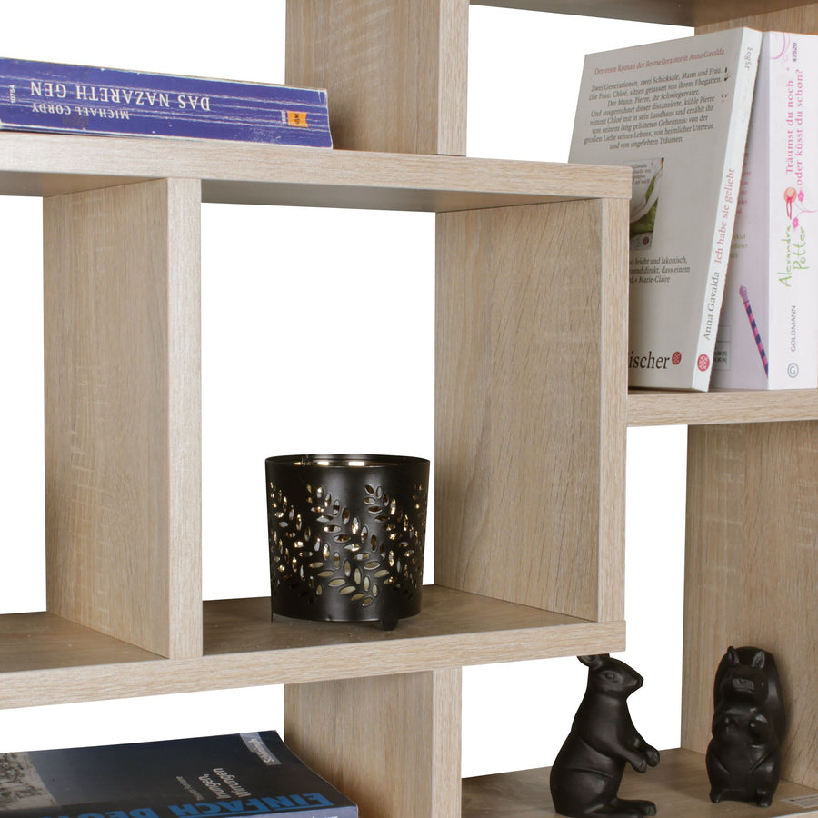 Wandregal RUR_ Modernes Design_ MDF_ 85x47.5x16 cm_ melaminharzbeschichtet - KADIMA DESIGN_Farbe_ Beige_ Größe_ 85x16x48 cm_