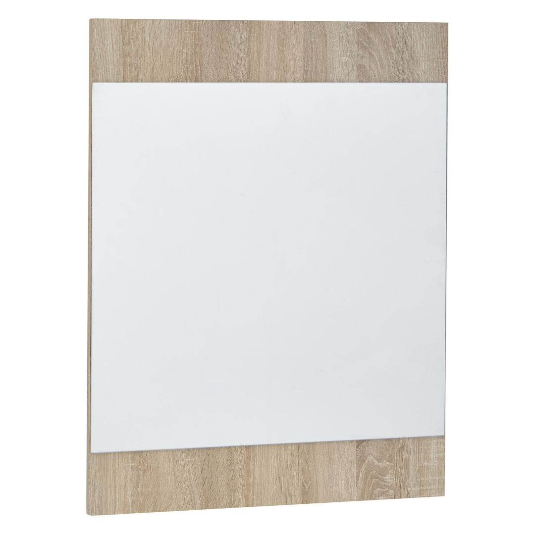 Wandspiegel Sonoma Eiche_ Rechteckig_ 60x80 cm_ Kratzfeste Oberfläche - KADIMA DESIGN_Größe_ 60x2x80 cm_#sku_BARWL6.395#