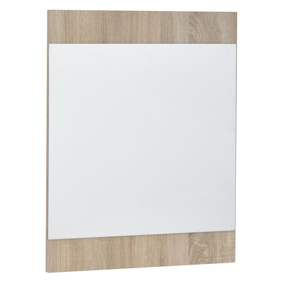 KADIMA DESIGN Wandspiegel Sonoma Eiche - Rechteckig_ 60x80 cm - Kratzfeste Oberfläche - Horizontale/Vertikale Montage_Braun_#sku_BARWL6.395#