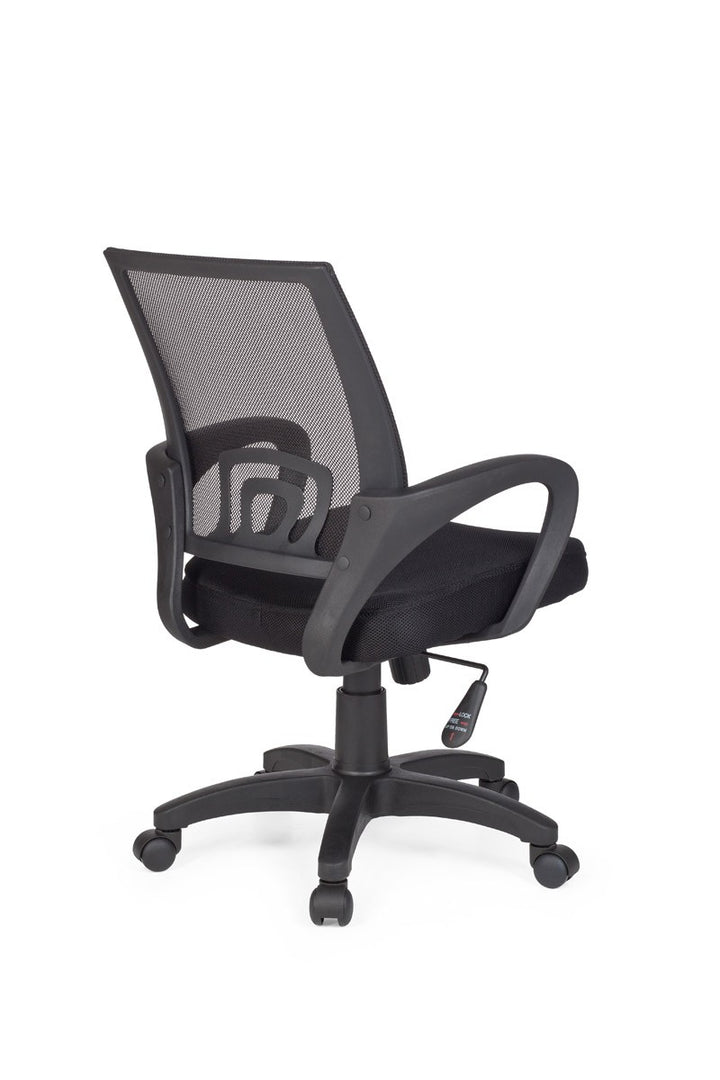 Jugendstuhl ARDA_ Netzbezug_ ergonomisch_ Wippmechanik_ verstellbar_ in verschiedenen Farben - KADIMA DESIGN_Farbe_ Schwarz_ Größe_ 57x50x97 cm_#sku_BARSPM1.075#