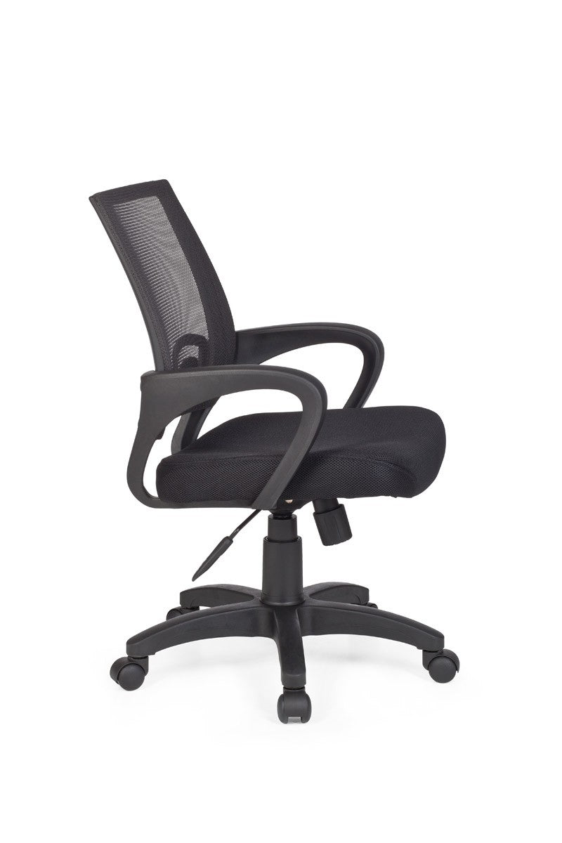 Jugendstuhl ARDA_ Netzbezug_ ergonomisch_ Wippmechanik_ verstellbar_ in verschiedenen Farben - KADIMA DESIGN_Farbe_ Schwarz_ Größe_ 57x50x97 cm_#sku_BARSPM1.075#