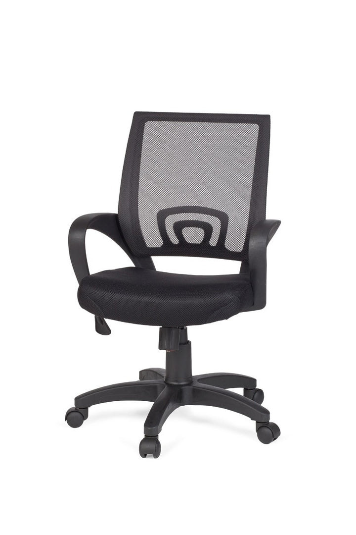 Jugendstuhl ARDA_ Netzbezug_ ergonomisch_ Wippmechanik_ verstellbar_ in verschiedenen Farben - KADIMA DESIGN_Farbe_ Schwarz_ Größe_ 57x50x97 cm_#sku_BARSPM1.075#