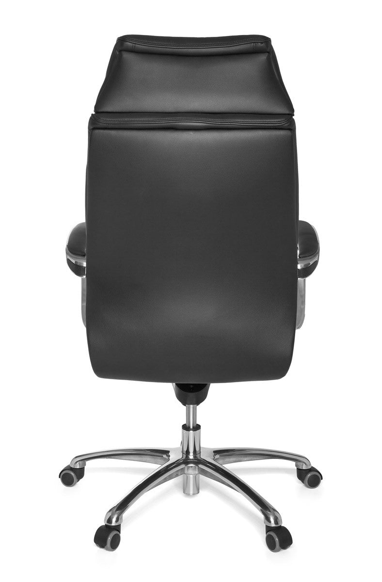 Luxus XXL Chefsessel_ Echtleder_ breite/höhe Rückenlehne_ Lendenwirbelstütze_ Multiblock-Mechanik_ 120 kg Tragkraft - KADIMA DESIGN_Größe_ 66x62x128 cm_